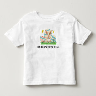 Camiseta Infantil Coelhinho bonito com texto personalizado