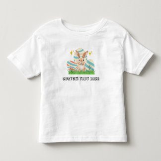 Camiseta Infantil Coelhinho bonito com texto personalizado