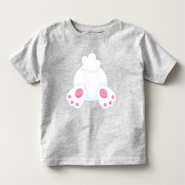 Camiseta Infantil Coelhinho Bonito, Pequeno Coelhinho, Coelhinho Bra (Frente)