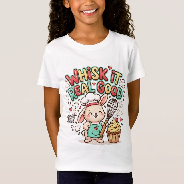Camiseta Infantil Coelhinho Chef Fofo Bata Real Be (Frente)