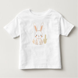 Camiseta Infantil Coelho-bonito, Toddler T-Shirt Design para Criança