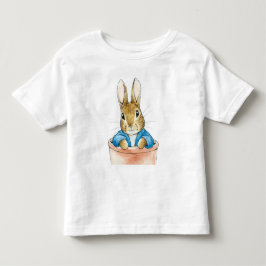 Camiseta Infantil coelho clássico azul jaqueta de coelho