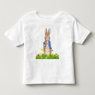 Camiseta Infantil Coelho clássico de jaqueta azul