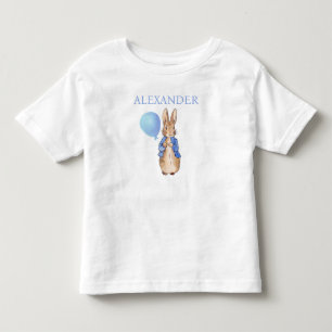 Camiseta Infantil Coelho clássico em jaqueta azul