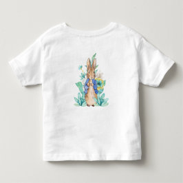 Camiseta Infantil Coelho clássico em jaqueta azul