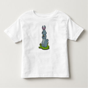 Camiseta Infantil Coelho com Flores