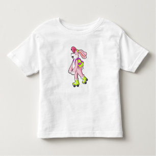 Camiseta Infantil Coelho com skates Roller