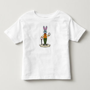 Camiseta Infantil Coelho como Cavalheiro com Bengala