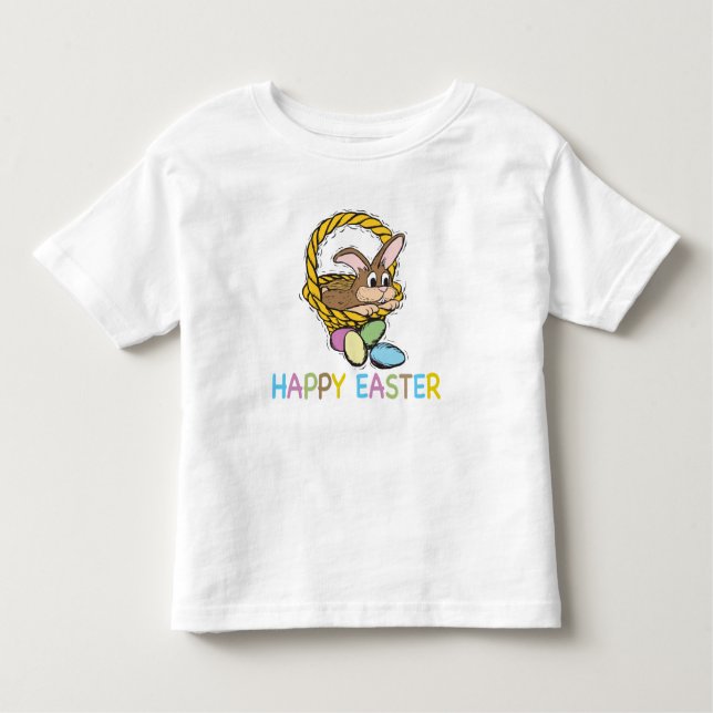 Camiseta Infantil Coelho da Páscoa (Frente)