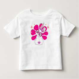 Camiseta Infantil Coelho da Páscoa bonito