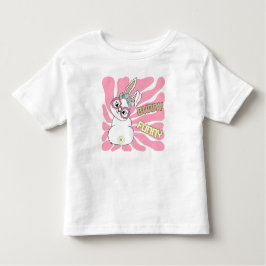 Camiseta Infantil coelho da Páscoa bonito e fofo
