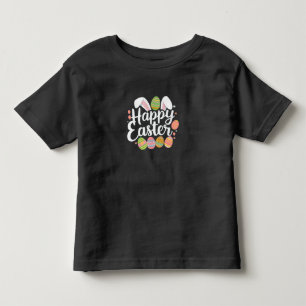 Camiseta Infantil Coelho da Páscoa Feliz Feriado do Ovo de Páscoa 