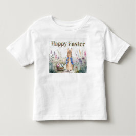 Camiseta Infantil coelho de Páscoa