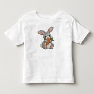 Camiseta Infantil Coelho em Patchwork Desenho de Bunny Cottagecore