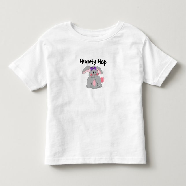 Camiseta Infantil Coelho Hippitty Hop (Frente)