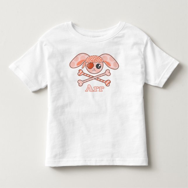 Camiseta Infantil Coelho Laranja Pirata Arr (Frente)