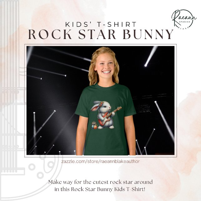 Camiseta Infantil Coelho Rock Star (Criador carregado)
