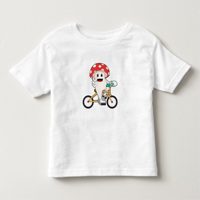 Camiseta Infantil Cogumelo com Bicicleta.PNG (Frente)