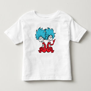 Camiseta Infantil Coisa Um e Coisa Dois do Gato no Chapéu