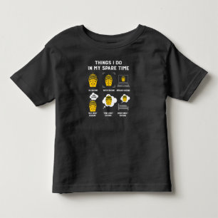 Camiseta Infantil Coisas Que Eu Faço No Meu Tempo Inteiro Vão Cruz