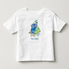 Camiseta Infantil Coleção de Passarinhos Fofos de Pequenos Rapazes