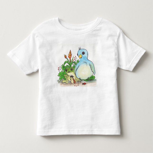 Camiseta Infantil Coleta de Jardim (Frente)