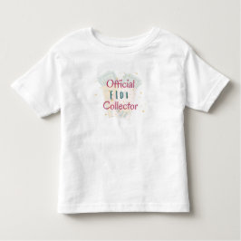 Camiseta Infantil "Coletor Oficial Eidi" T-Shirt Engraçado Jersey