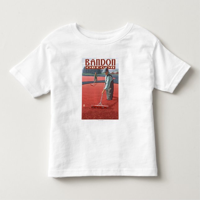Camiseta Infantil Colheita dos pântanos do arando - Bandon, Oregon (Frente)