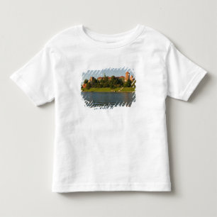 Camiseta Infantil Colina Wawel com Castelo Real e Catedral,