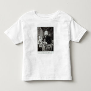Camiseta Infantil Colley Cibber 1758, gravado por Edward Fisher