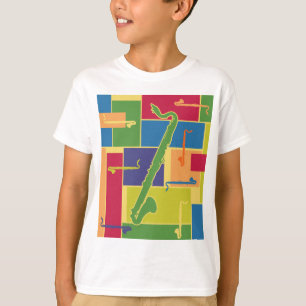 Camiseta infantil Colorblocks