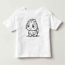 Camiseta Infantil Colore você mesmo!