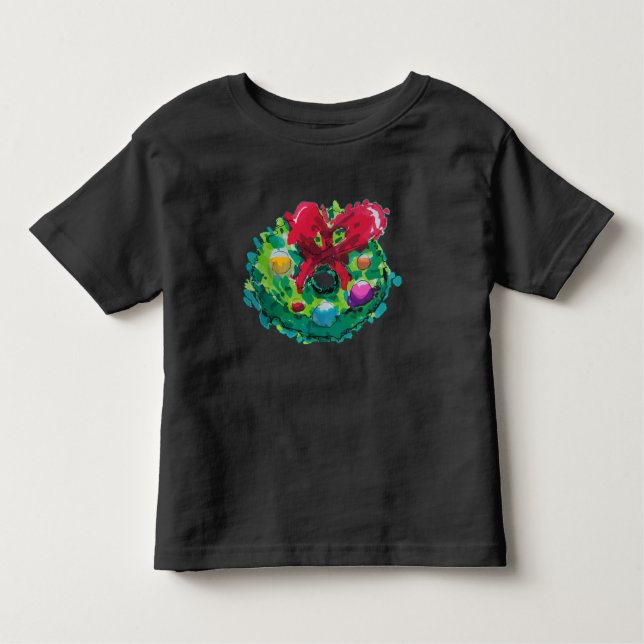 Camiseta Infantil Colorida Advent Wreath (Frente)