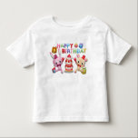 Camiseta Infantil Colorida Red Pink Blue Birthday Gift Kids<br><div class="desc">Colorida Red Pink Blue Birthday Cake Gift Crianças Toddler T-shirt. Único,  bonito,  na moda design.</div>