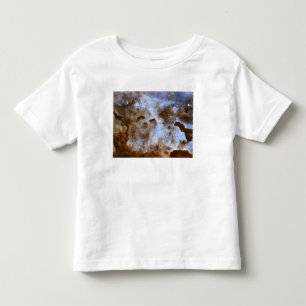 Camiseta Infantil Colunas deFormação da nebulosa de Carina