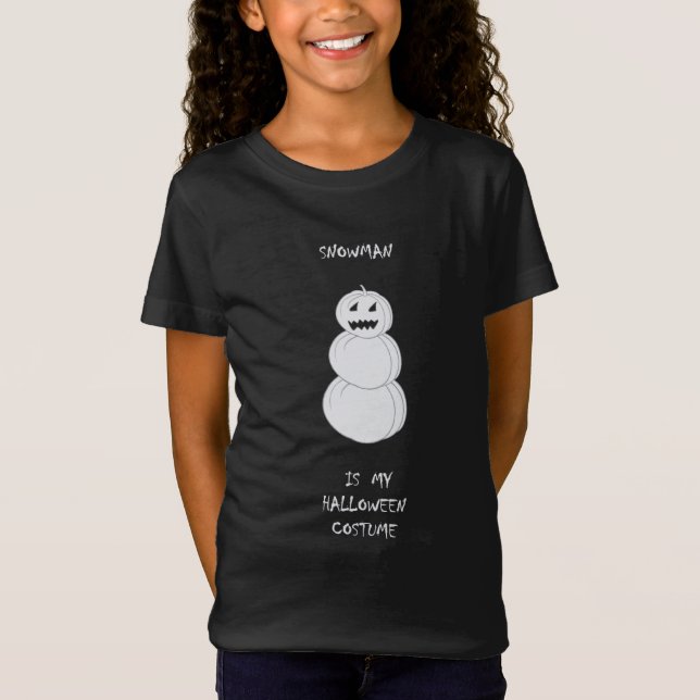 Camiseta infantil com boneco de neve (Frente)