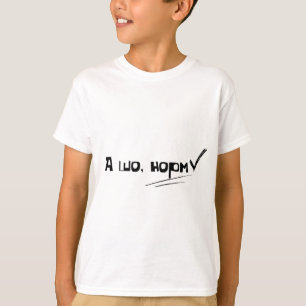 Camiseta infantil com inscrição ucraniana