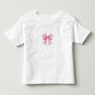 Camiseta Infantil com Laço de Coquete Fofa
