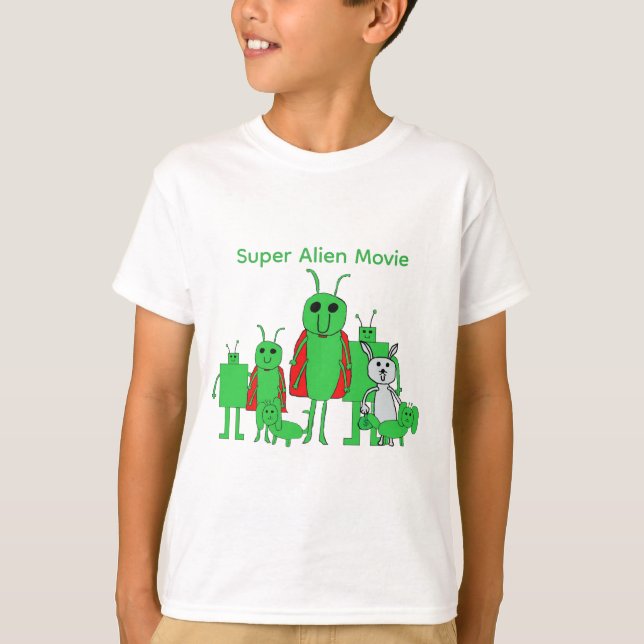 Camiseta infantil com personagem completa do Super (Frente)