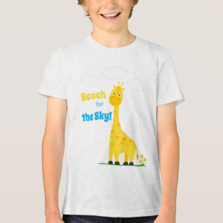 Camiseta infantil com uma girafa fofa