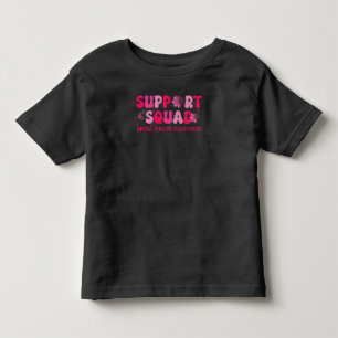Camiseta Infantil Combate ao Cancer da Mama no Quadrado do apoio ao