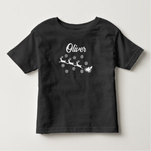 Camiseta Infantil Combinação Personalizada da Família Natal Xmas