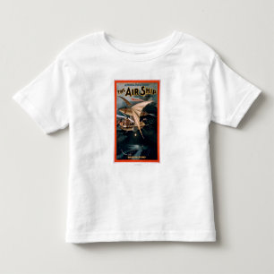 Camiseta Infantil Comédia de farsa musical, o teatro do navio do ar