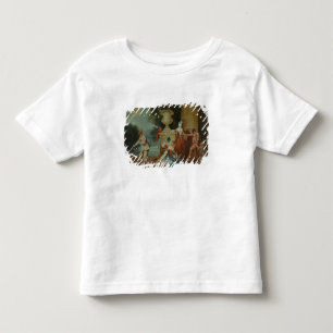 Camiseta Infantil Comediantes italianos em um parque, c.1725