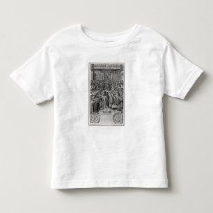 Camiseta Infantil Comensal de Louis XIV no hotel de ville