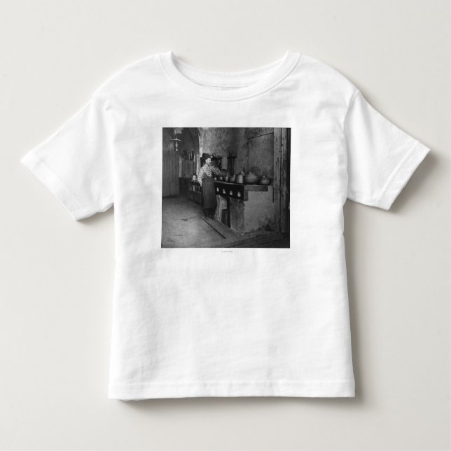 Camiseta Infantil Comida cozida em fotografia de restaurante turco (Frente)