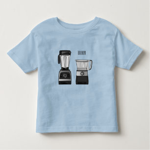 Camiseta Infantil Comida e ilustração do desenho do blender