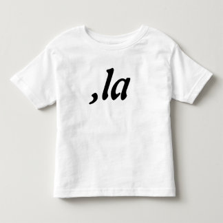 Camiseta Infantil Comma La Kamala Harris - design de texto personali