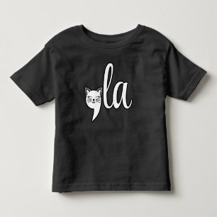 Camiseta Infantil Comma La Kamala Harris - mãe de gato para Kamala