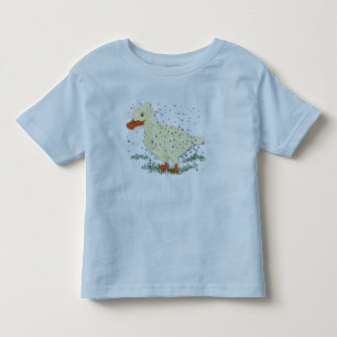 Camiseta Infantil Como a água fora da parte traseira de um pato